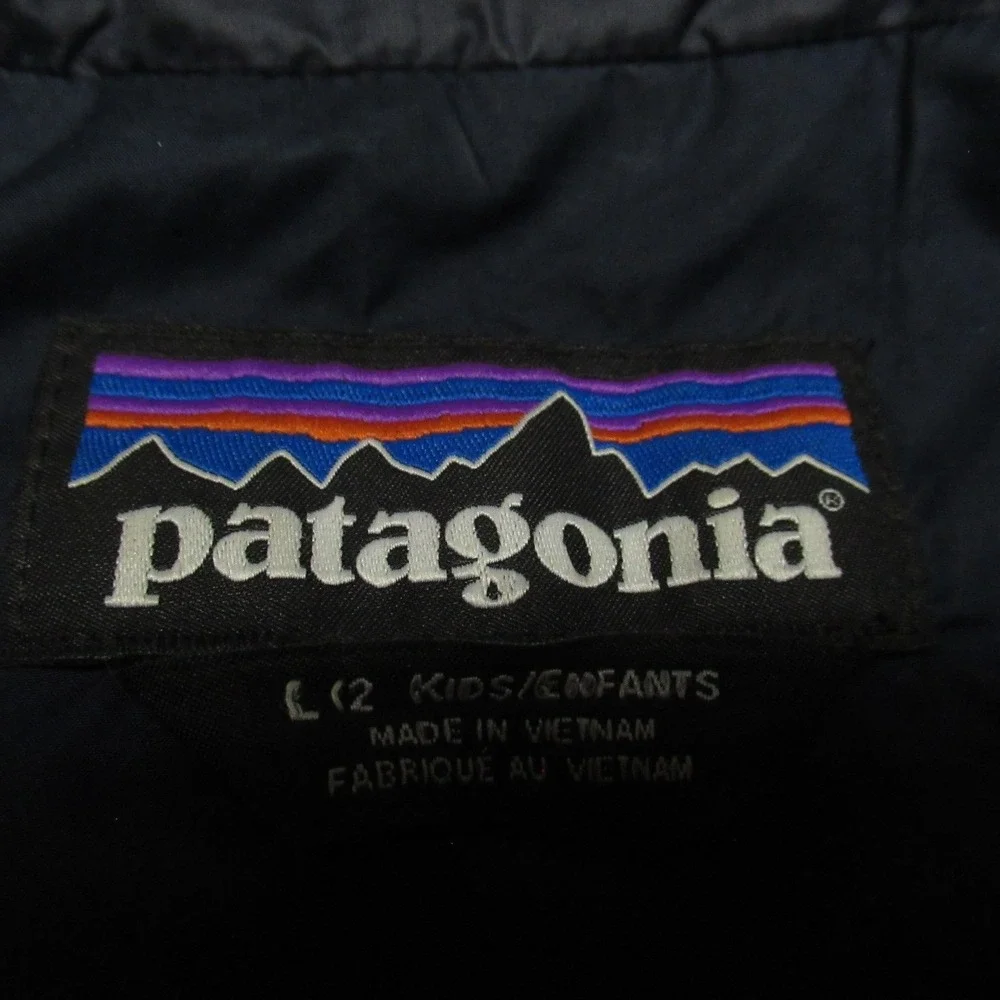 Patagonia Nena Jacket‎ Kids Large Blue Insulated Quilted Primaloft Light Puffer